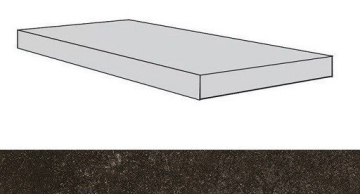 Ступени 620070001198 Drift Dark Scal.120 Ang.Sx/Дрифт Дарк Ступ.120 Угл.Лев 33x120 Atlas Concorde Russia