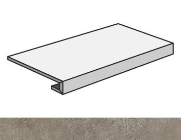 Ступени 620070001400 Drift Light Grey Scal.160 Front/Дрифт Лайт Грей Ступ.160 Фронт 33x160 Atlas Concorde Russia