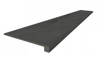 Ступени 620070002377 Ardesia Black Scalino Front 33x120 ColiseumGres
