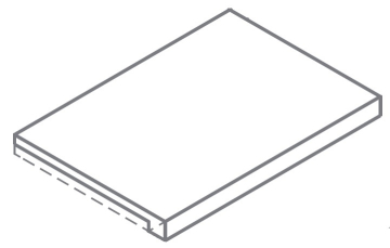 Ступени 620070002762 Avantgarde Pure Scalino Frontale 33x120 Italon