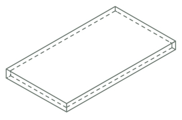 Ступени 620070002835 Avantgarde X2 Silver Scalino Angolare Sx 33x120 Italon
