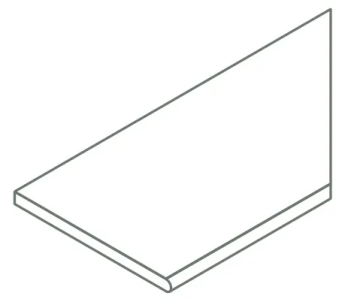Ступени 620090001320 Magma X2 Mineral Bordo Round DX 30x120 Italon