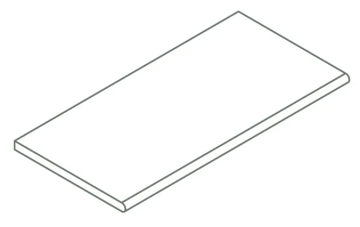 Ступени 620090001363 Magma X2 Graphite Bordo Round 30x60 Italon