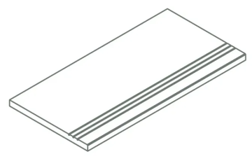 Ступени 620090001483 Аура X2 Классик Голд Бортик Грип 30x120 Italon