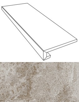 Ступени 76082 GRADONE GRIGIO 32x80 Gardenia Orchidea (Versace)