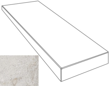 Ступени 76091 GRADONE ANGOLARE DX BIANCO 4x32x80 Gardenia Orchidea (Versace)