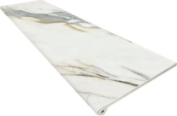 Ступени A036805 Peldano Fior. C1 Calacatta Borghini 33х120 Ape Ceramica