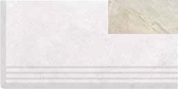 Ступени ABSCL Ступень Antique Beige Left Antislip 33х66 Serapool