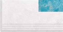 Ступени BBSCL Ступень Blue Bead Left Antislip 33х66 Serapool