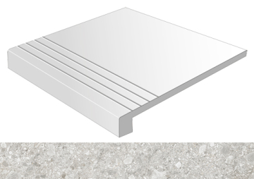 Ступени Ceppo di Gre-SPR Gradone Gris 59.3x59.3 VIVES