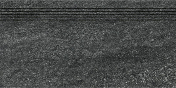 Ступени DCVSE739 Quarzit Black 30x60 RAKO