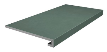 Ступени DD642120R/GCF Про Чементо зеленый матовый 33x60 Kerama Marazzi