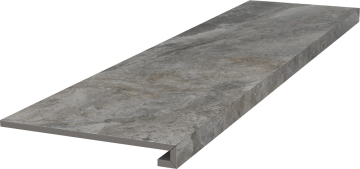 Ступени DL502820R/GCF Ступень клееная Гриджио серый обрезной 33x119,5x0,9 Kerama Marazzi