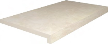 Ступени DL600300R20/GLF Ступень клеёная тип L Роверелла бежевый 34х60 Kerama Marazzi
