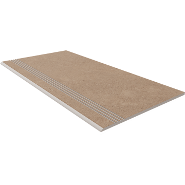 Ступени GO01 Ступень Gobi неполированный с насечками 30x60 Estima