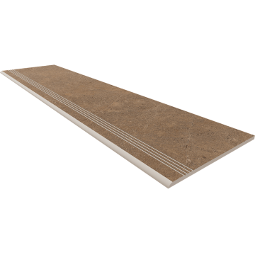 Ступени GO02 Ступень Gobi неполированный с насечками 30x120 Estima