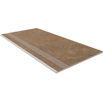 Ступени GO02 Ступень Gobi неполированный с насечками 30x60 Estima