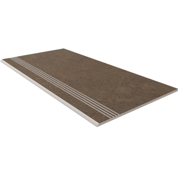 Ступени GO03 Ступень Gobi неполированный с насечками 30x60 Estima
