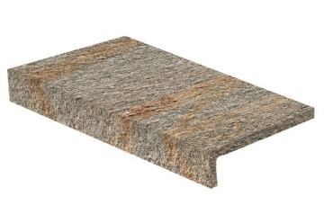 Ступени J89200 Le Cave Luserna Multicolor Elle Monolitico 15x30x4 RHS (Rondine) Ceramiche