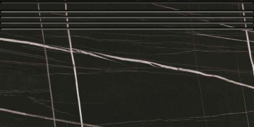 Ступени K-1004/MR/st01 Marble Trend Nero Dorato 294x600x9 Kerranova