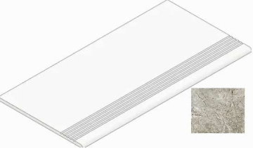Ступени K-2003/MR/st01 Iceberg Grey 294х1200x10 Kerranova
