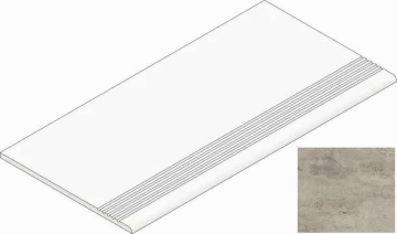 Ступени K-2011/MR/st01 Elevator Grey Beige 294х1200x10 Kerranova