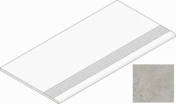 Ступени K-2013/MR/st01 Fabrika Grey 294х1200x10 Kerranova