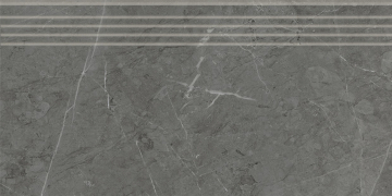 Ступени K-2203/LR/st01 Skala Dark Grey 294х600x10 Kerranova
