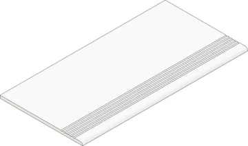 Ступени K-2203/LR/st01 Skala Dark Grey 294х600x10 Kerranova