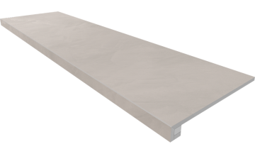 Ступени Комплект GF01 Graffito Light Grey (Ступень 33x120 неполированный прямоугольный бортик без насечек + Подступенок 14,5x120) Estima