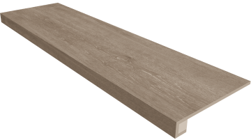 Ступени Комплект Ступень CW02 Classic Wood 33x120 неполированная с бортиком + Подступенок 14.5x120 Estima