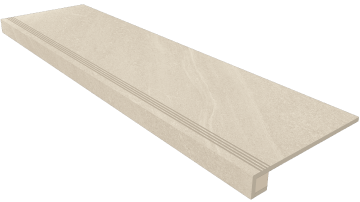 Ступени Комплект Ступень GB01 Gabbro 33x120 неполированная с бортиком + Подступенок 14.5x120 Estima