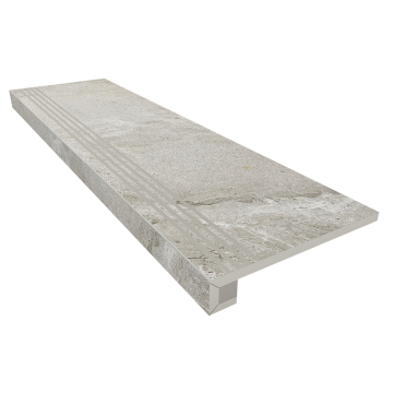 Ступени Комплект Ступень KA01 Kailas 33x120 неполированная с бортиком+Подступенок 14.5x120 Ametis by Estima
