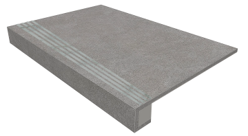 Ступени Комплект Ступень LN02 Luna 33x120 неполированная с бортиком + Подступенок 14.5x120 Estima