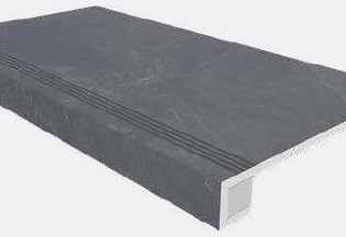 Ступени Комплект Ступень LN04 Luna 33x120 неполированная с бортиком + Подступенок 14.5x120 Estima