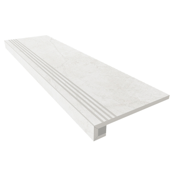 Ступени Комплект Ступень MA00 Marmulla 33x120 прямоугольная с бортиком+Подступенок 14.5x120 Ametis by Estima