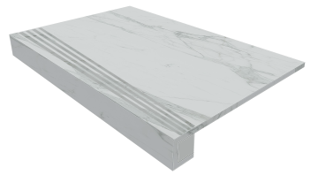 Ступени Комплект Ступень MN01 Montis 33x120 неполированная с бортиком + Подступенок 14.5x120 Estima