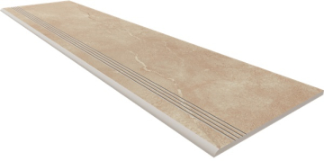 Ступени MM01 Ступень Magmas Beige неполированный с насечками 30x120 Ametis by Estima