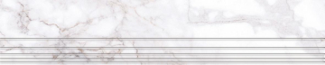 Ступени NR0334 K New Calacatta серые светлые 30x120 Kirovit