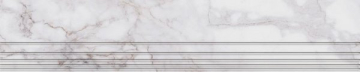 Ступени NR0334 New Calacatta серые светлые 30x120 ProGRES Ceramica