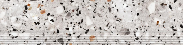 Ступени NR0371 K Terrazzo Nova Серая 30x120 Kirovit