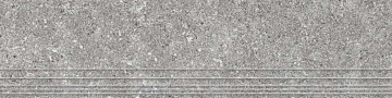 Ступени NR0372 K Stone Concrete Серая 30x120 Kirovit