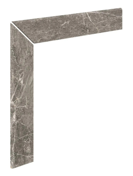 Ступени Плинтус для кантиковой ступени Marble 421 Moca R9 596х596х11 Kerastep