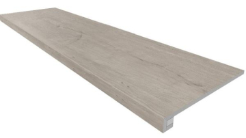 Ступени SF03 Soft Wood Grey неполированный 33x120 + Подступенок 14.5x120 Estima