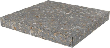 Ступени SG632220R/GCA Ступень угловая клееная Терраццо коричневый 33x33 Kerama Marazzi
