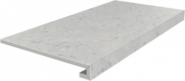 Ступени SG632400R/GCF Ступень клееная Терраццо серый светлый 33х60 Kerama Marazzi
