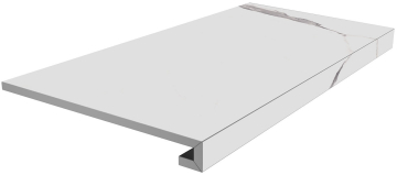 Ступени SG849990R/GCF Ступень клееная Монте Тиберио белый матовый 33x80x0,9 Kerama Marazzi