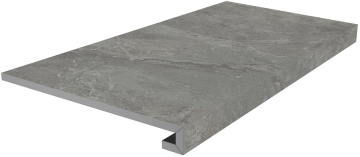Ступени SG850890R/GCF Ступень клееная Риальто серый тёмный матовый 33x80x0,9 Kerama Marazzi
