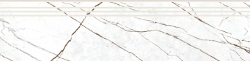 Ступени Stage Granite SANDRA White / Ступень Гранит Сандра Белый MR насечки 1200х300 Idalgo (Идальго)