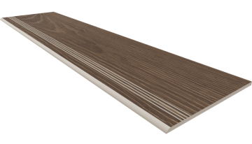 Ступени Ступень AV04 Alavesa Wenge Неполированный с насечками 30x160 Ametis by Estima
